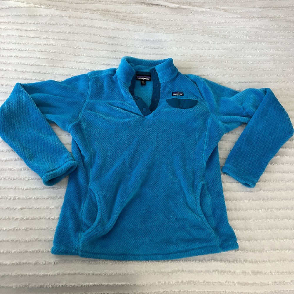 Kids Patagonia re-tool snap-T fleece pullover